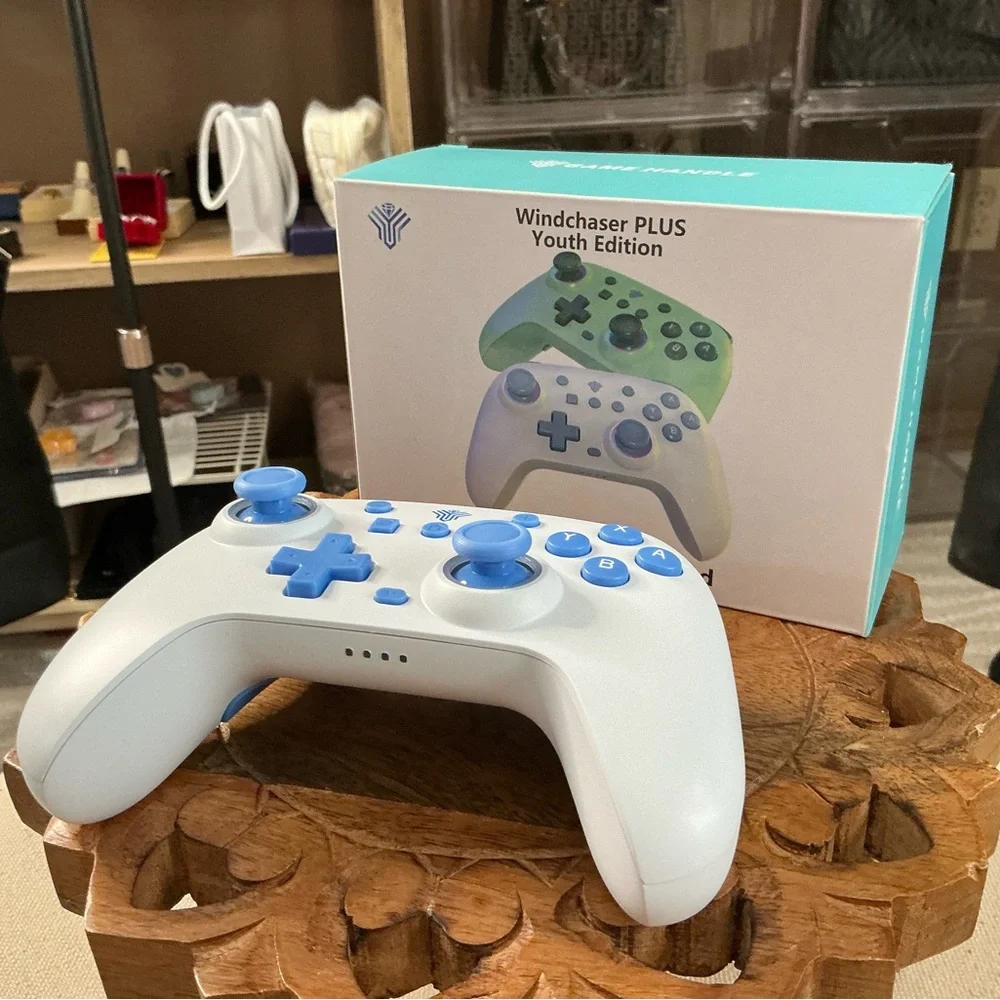 Youth Edition White & Blue Wireless Switch Controller